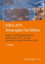 VOB/A 2019 - Textausgabe / Text Edition