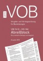 Abreißblock VOB Teil B - DIN 1961 